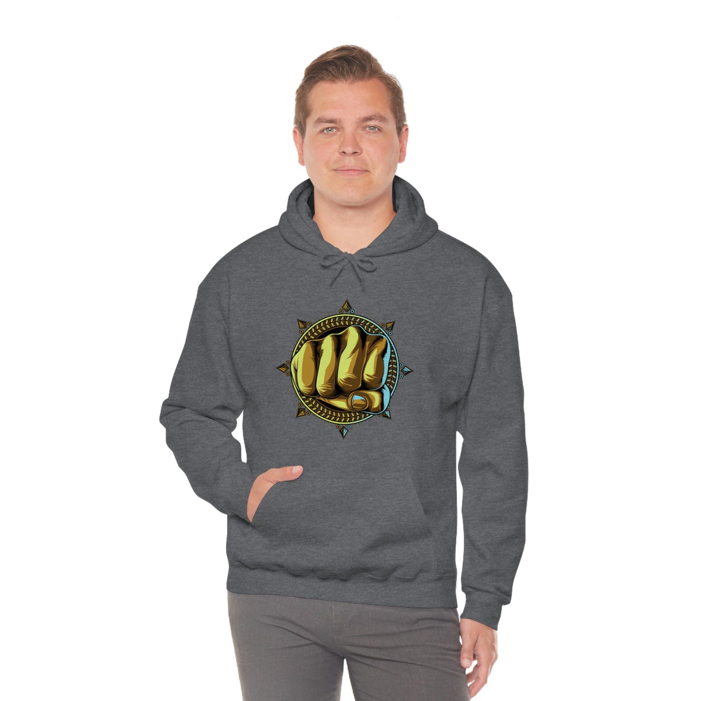 Golden Fist Unisex Heavy Blend™ Hooded Sweatshirt
