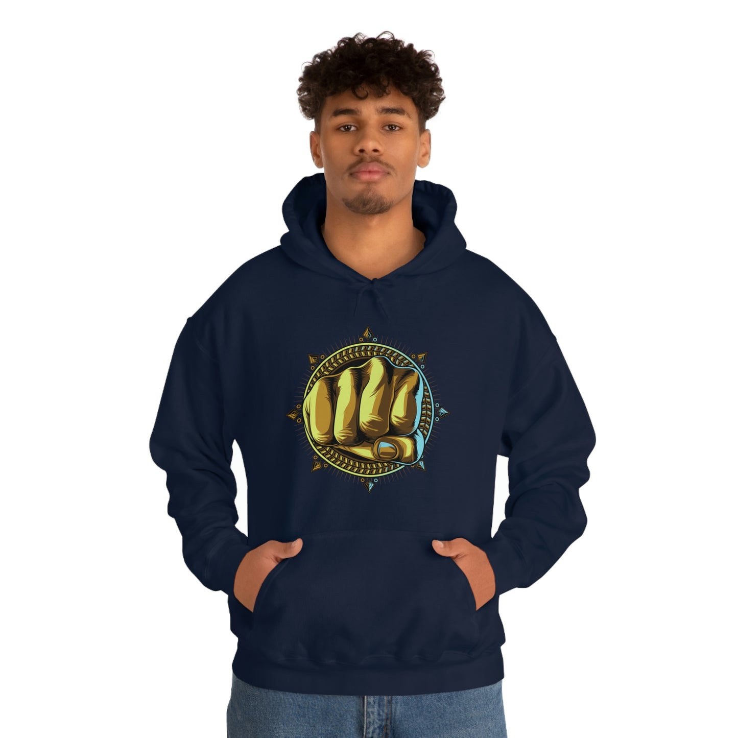 Golden Fist Unisex Heavy Blend™ Hooded Sweatshirt