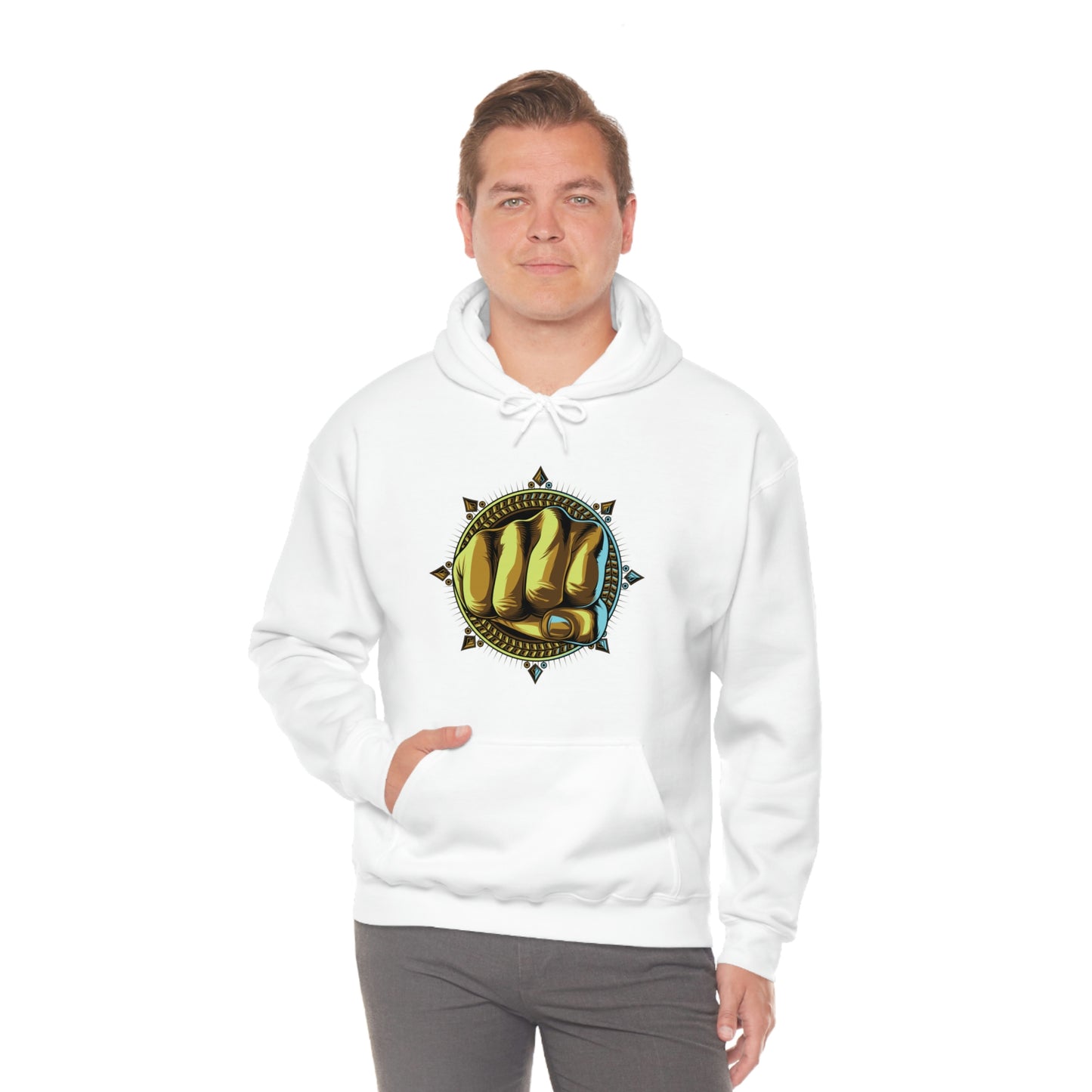 Golden Fist Unisex Heavy Blend™ Hooded Sweatshirt