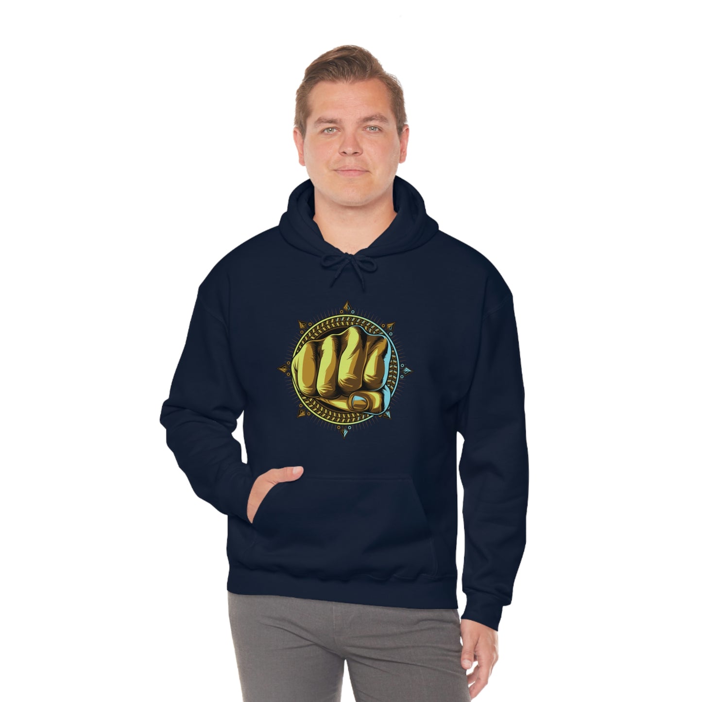 Golden Fist Unisex Heavy Blend™ Hooded Sweatshirt