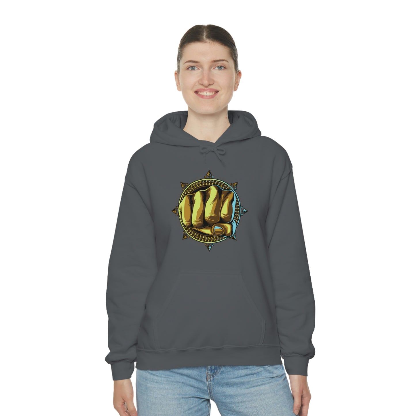 Golden Fist Unisex Heavy Blend™ Hooded Sweatshirt
