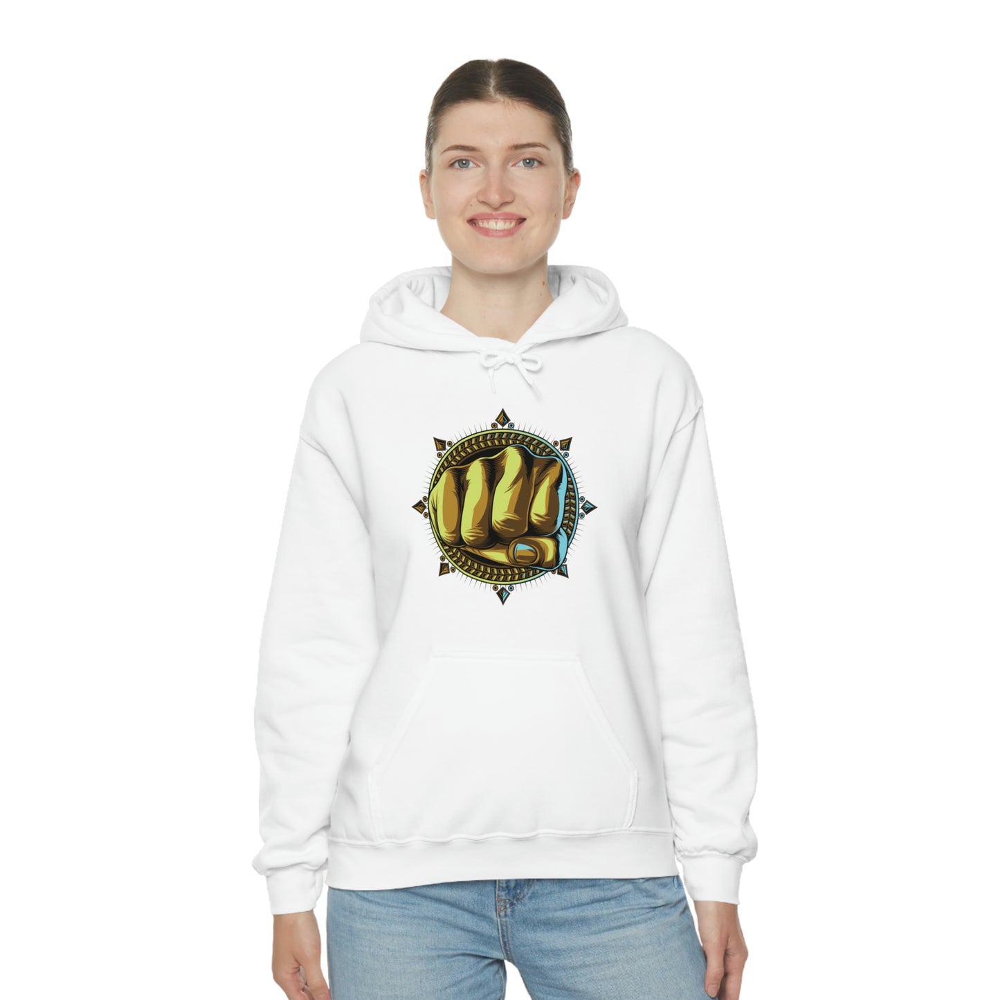 Golden Fist Unisex Heavy Blend™ Hooded Sweatshirt