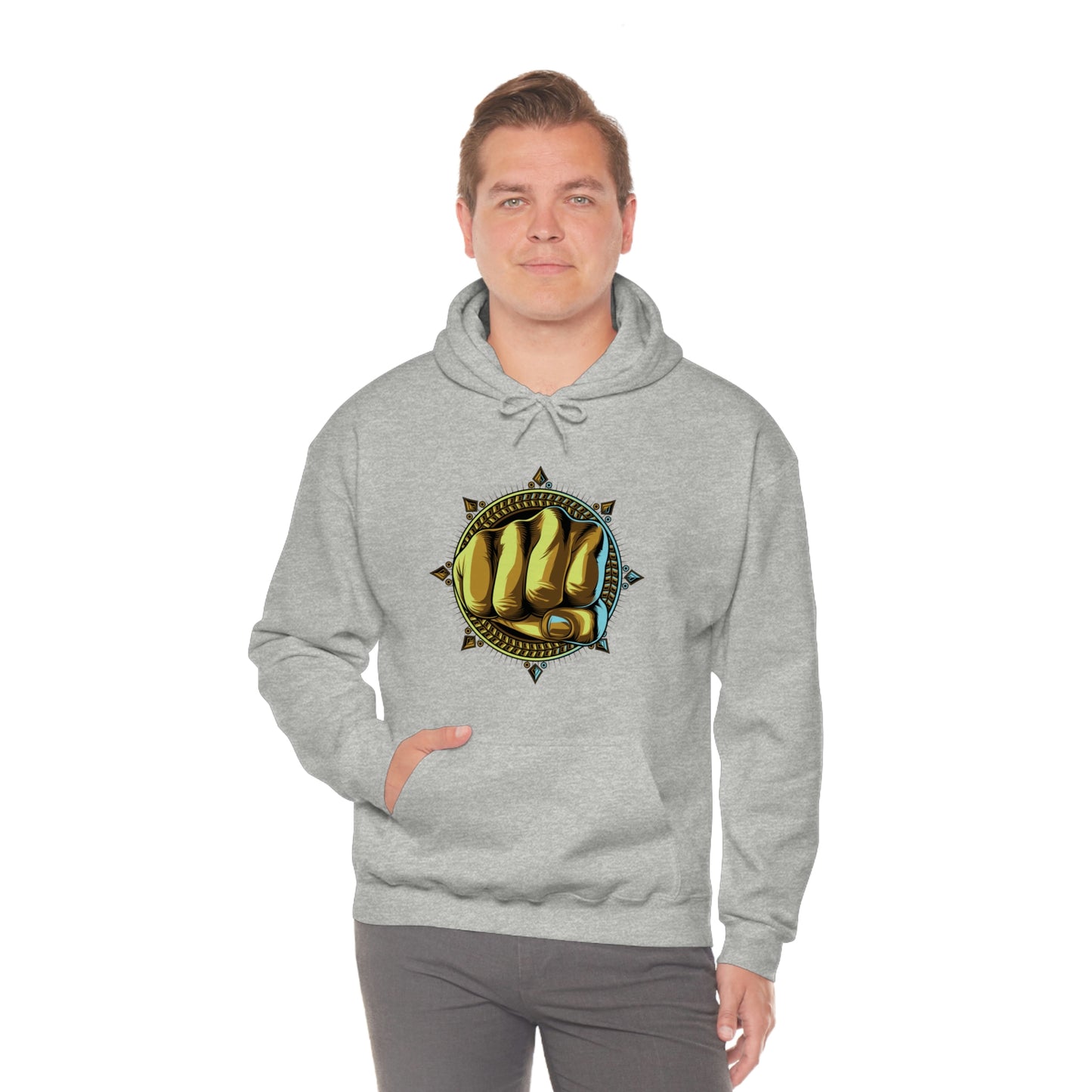 Golden Fist Unisex Heavy Blend™ Hooded Sweatshirt