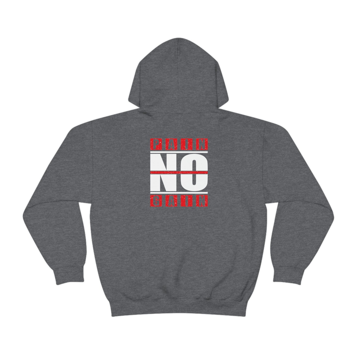 No Pain No Gain Dark Unisex Heavy Blend™ Hooded Sweatshirt