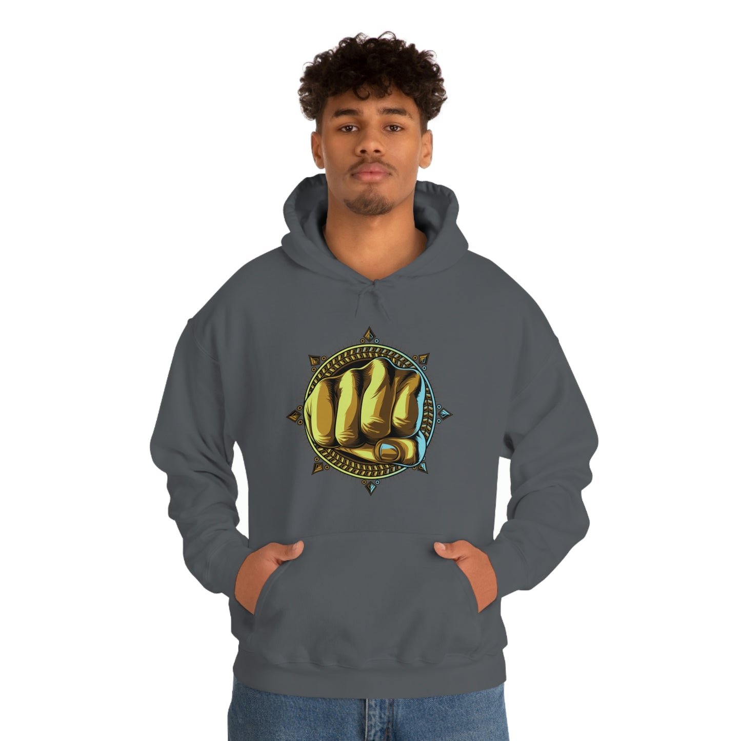 Golden Fist Unisex Heavy Blend™ Hooded Sweatshirt