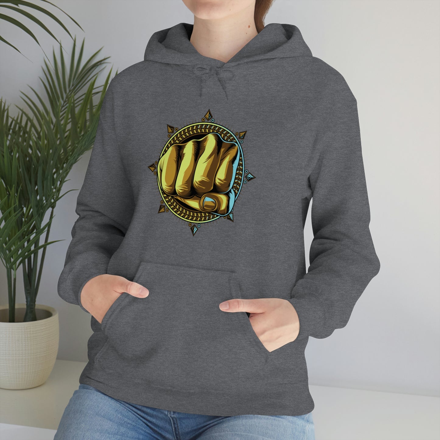 Golden Fist Unisex Heavy Blend™ Hooded Sweatshirt