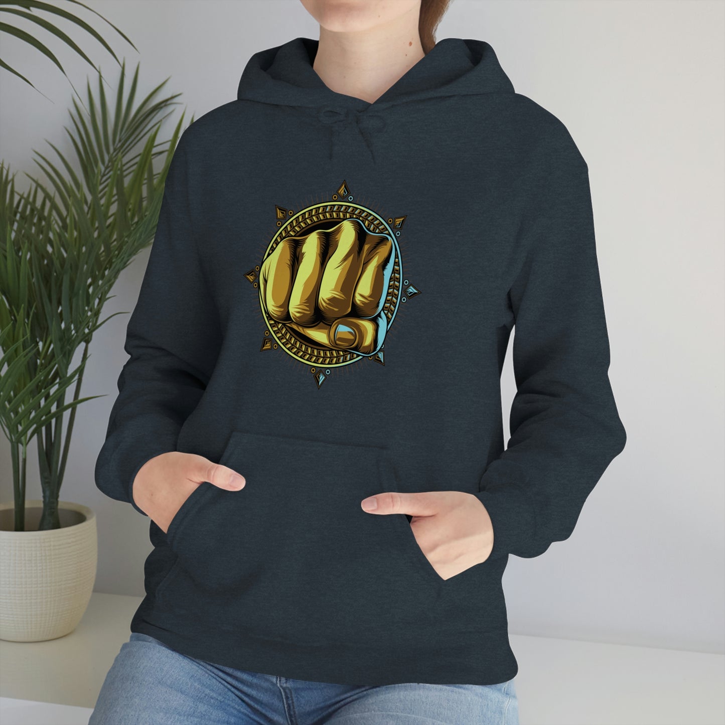 Golden Fist Unisex Heavy Blend™ Hooded Sweatshirt