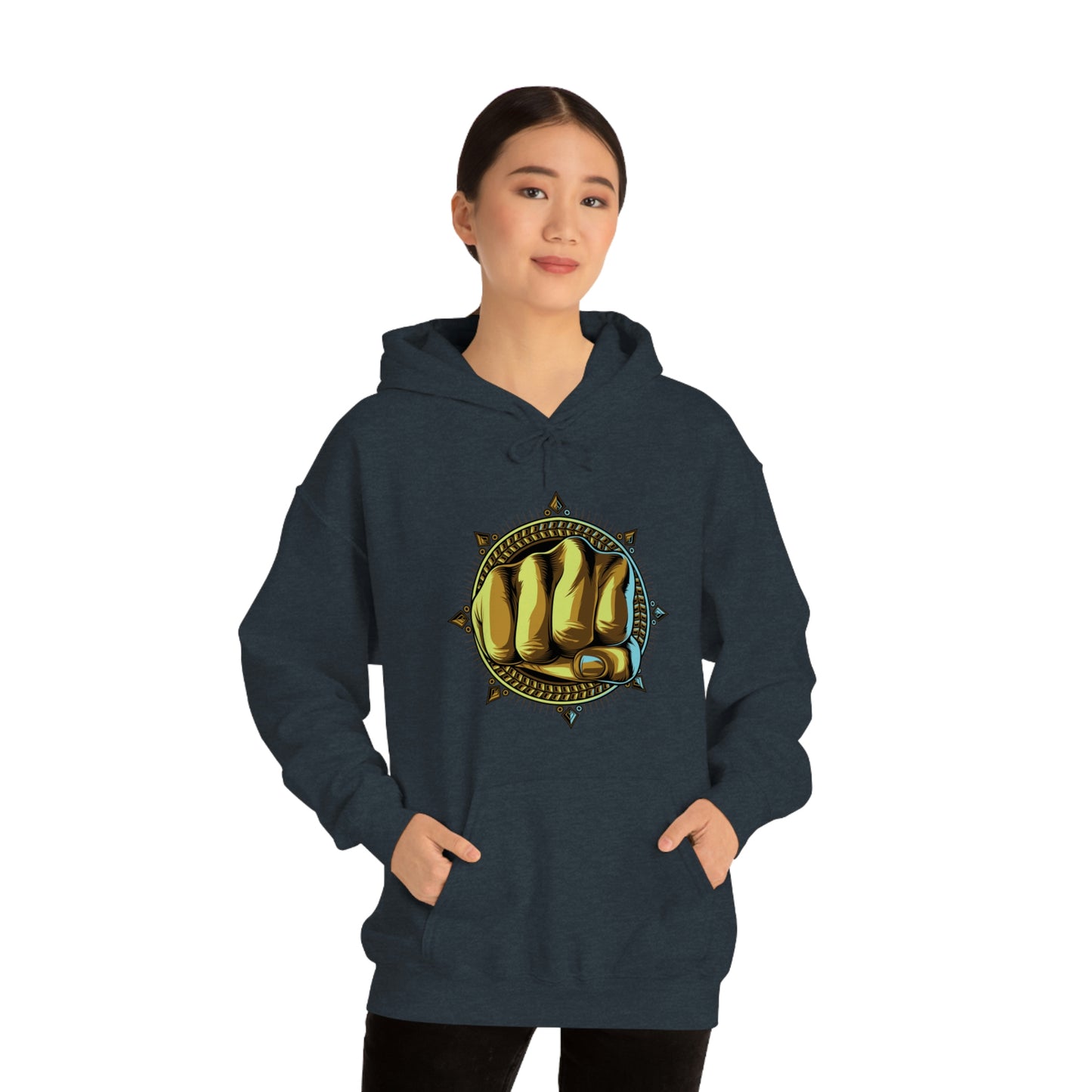 Golden Fist Unisex Heavy Blend™ Hooded Sweatshirt
