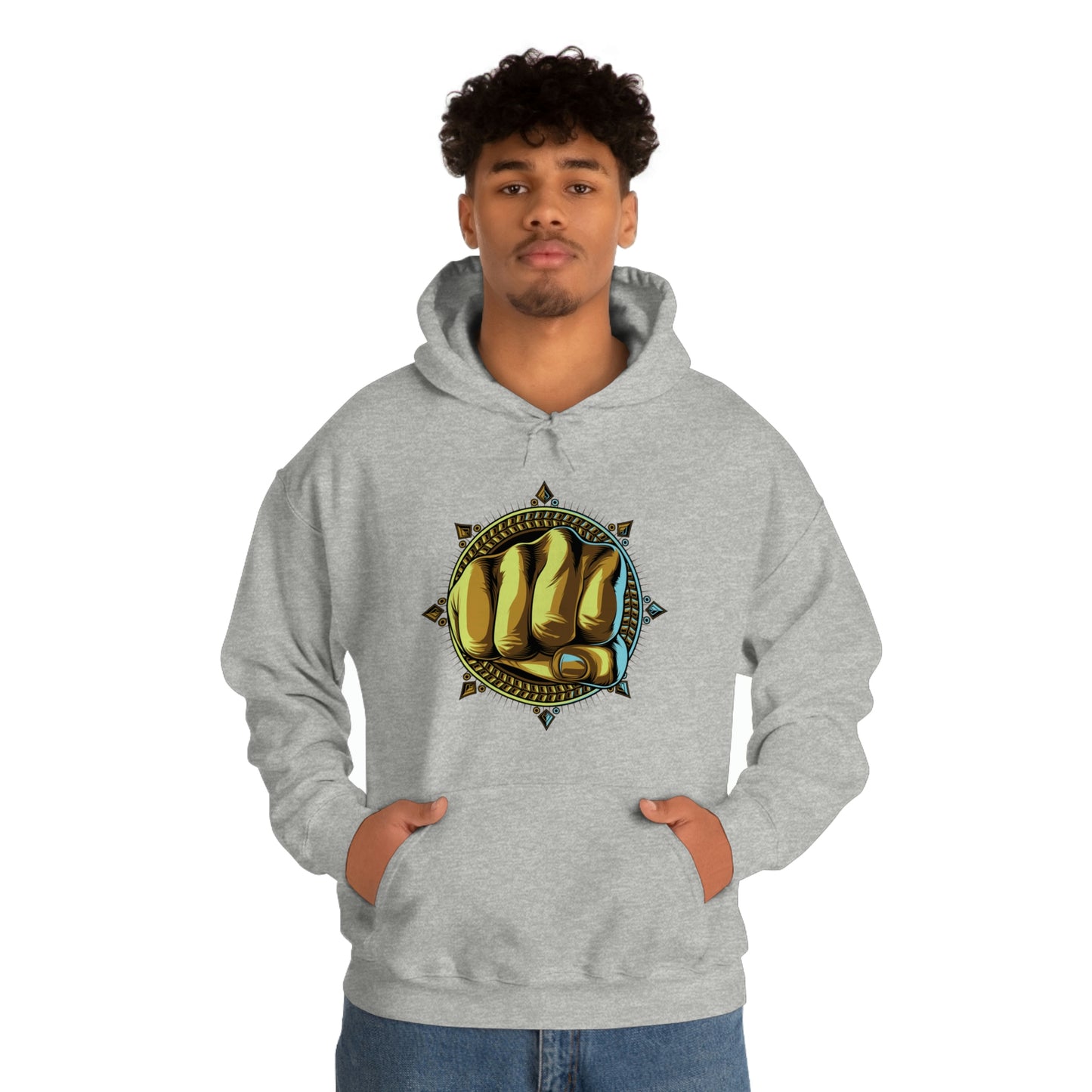 Golden Fist Unisex Heavy Blend™ Hooded Sweatshirt