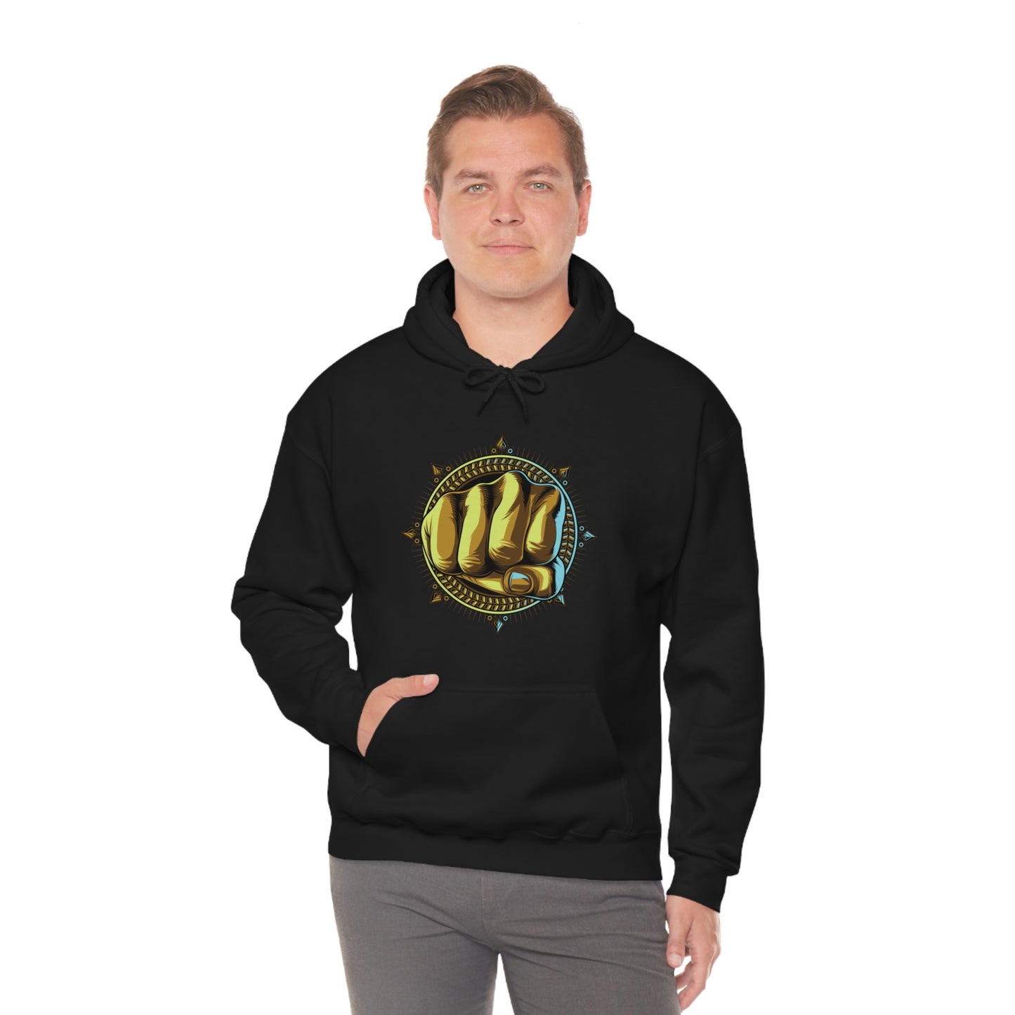 Golden Fist Unisex Heavy Blend™ Hooded Sweatshirt