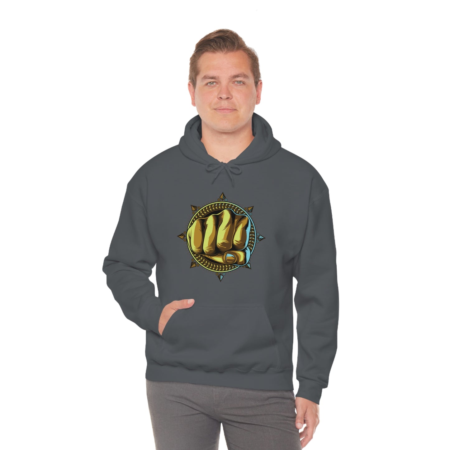 Golden Fist Unisex Heavy Blend™ Hooded Sweatshirt