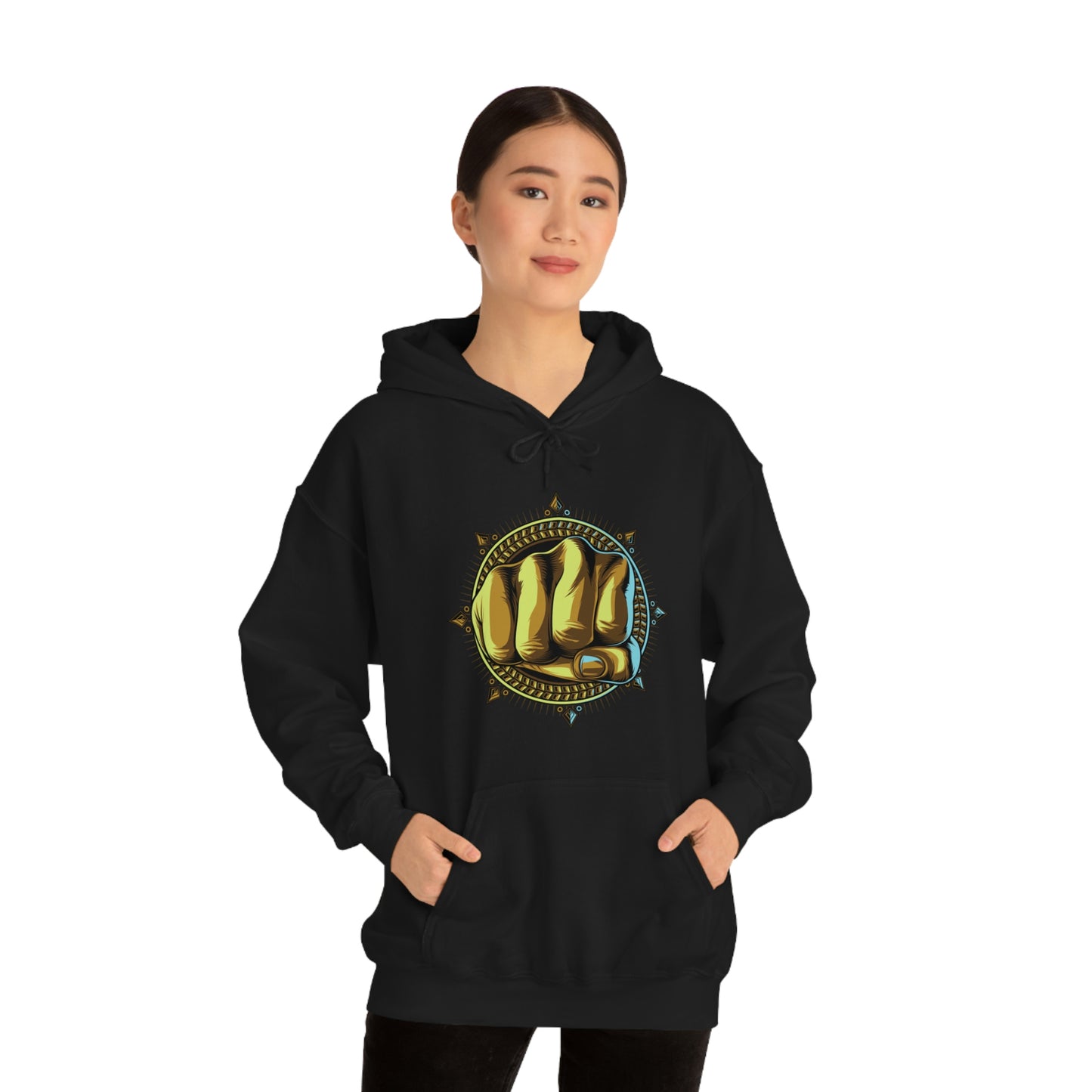 Golden Fist Unisex Heavy Blend™ Hooded Sweatshirt
