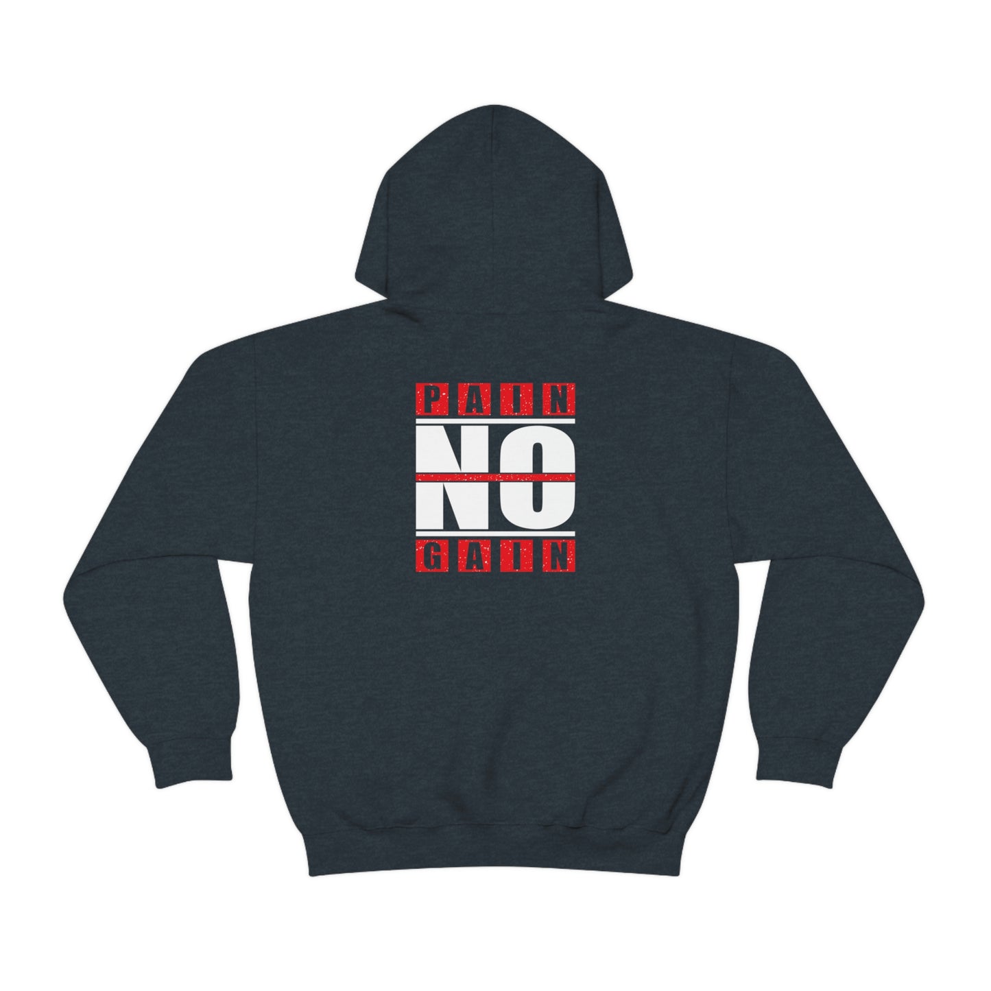 No Pain No Gain Dark Unisex Heavy Blend™ Hooded Sweatshirt