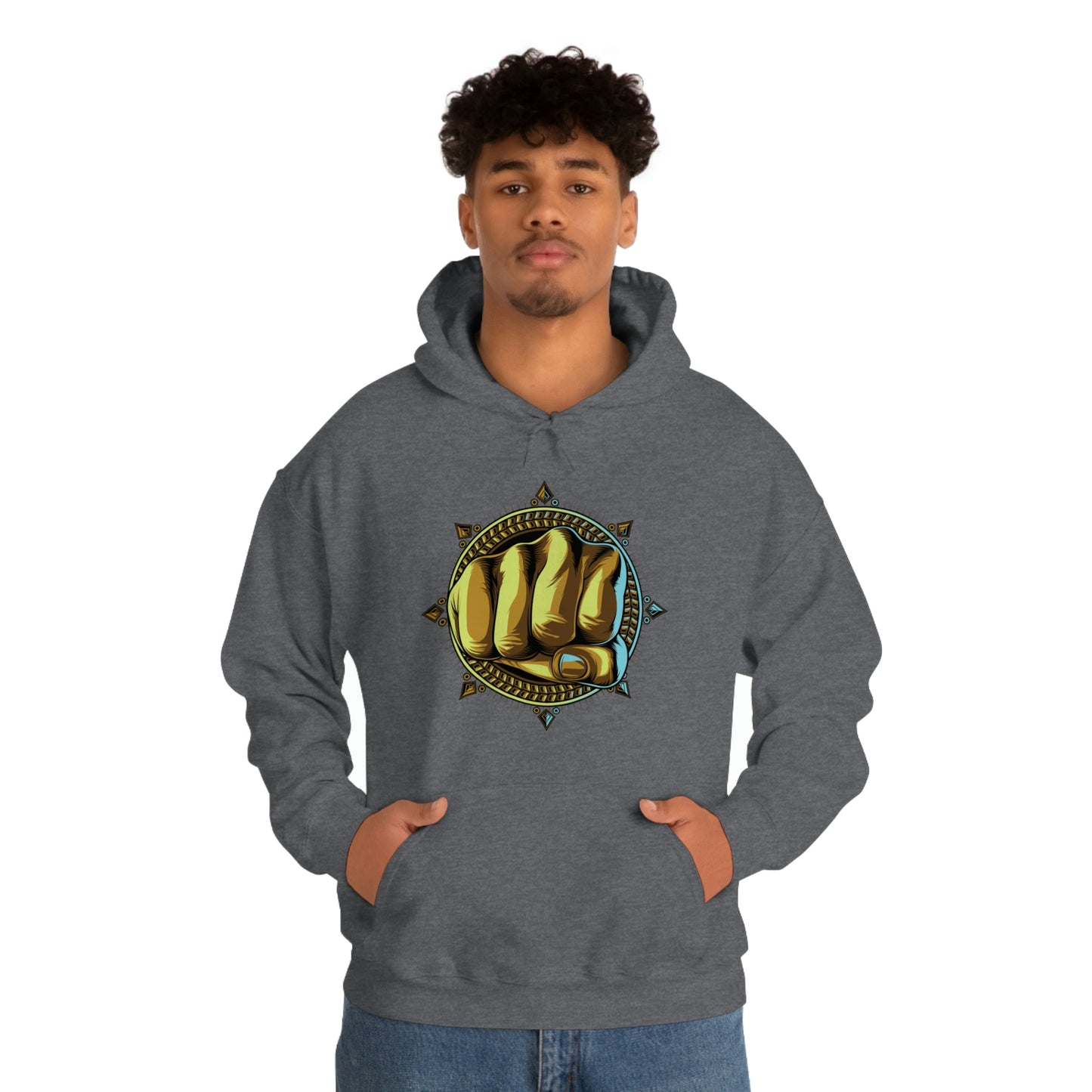 Golden Fist Unisex Heavy Blend™ Hooded Sweatshirt