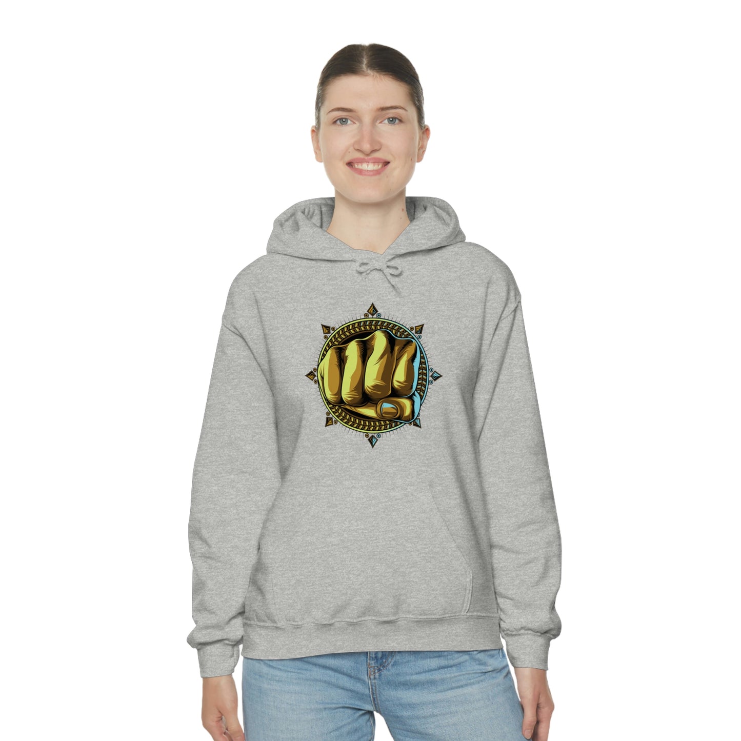 Golden Fist Unisex Heavy Blend™ Hooded Sweatshirt
