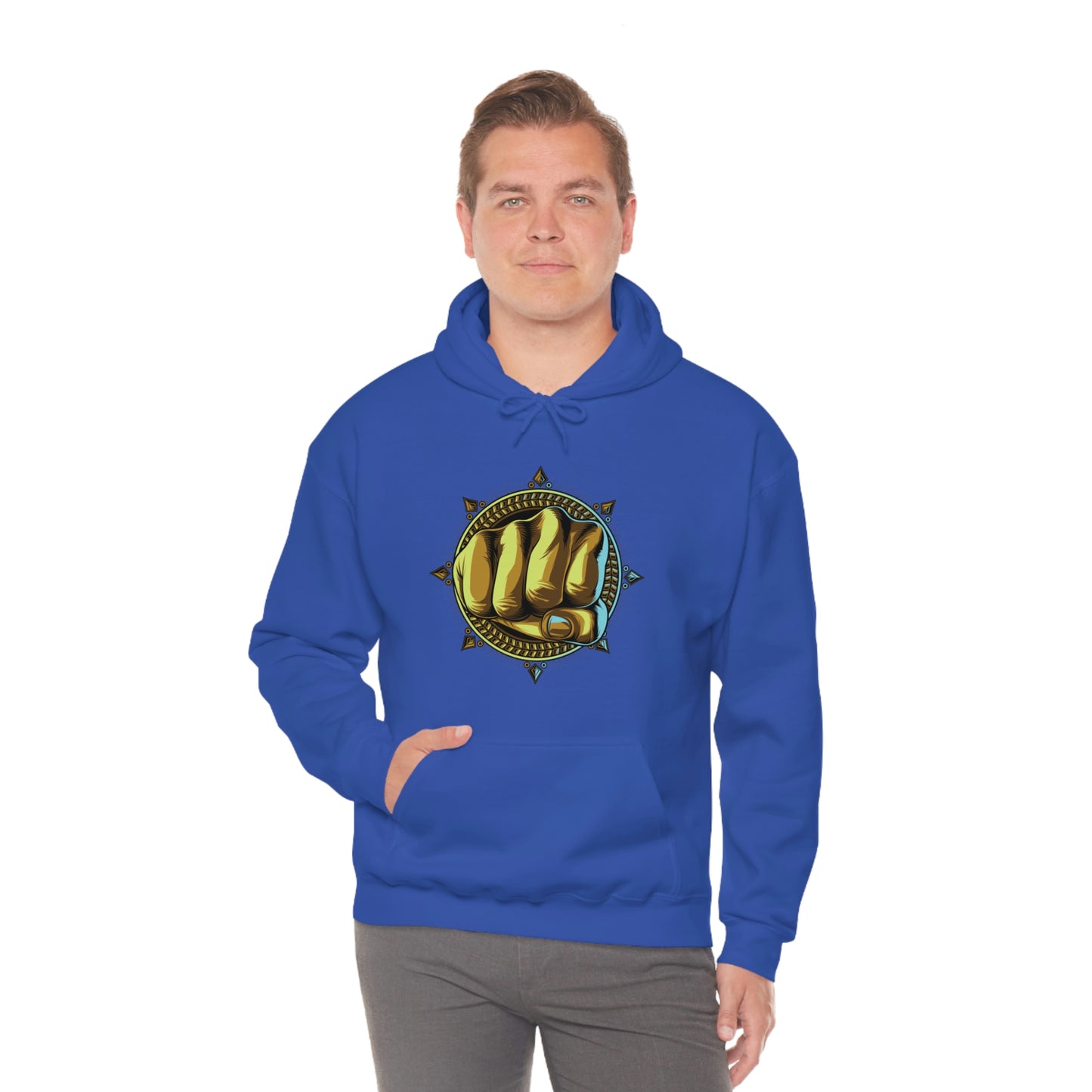 Golden Fist Unisex Heavy Blend™ Hooded Sweatshirt