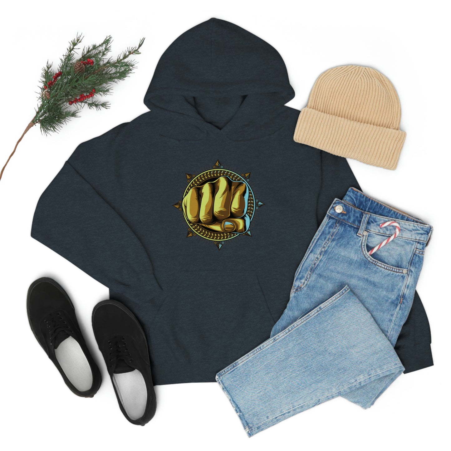 Golden Fist Unisex Heavy Blend™ Hooded Sweatshirt