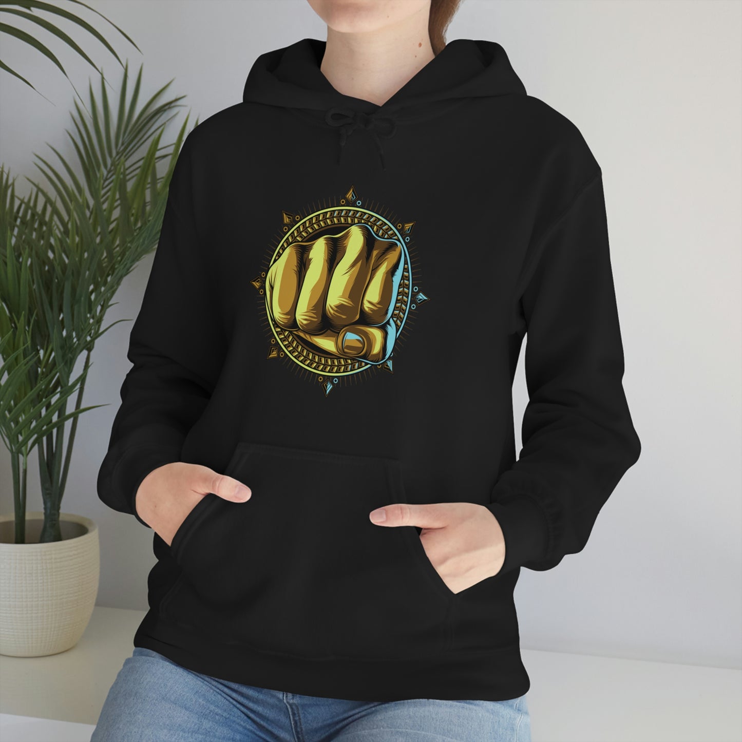 Golden Fist Unisex Heavy Blend™ Hooded Sweatshirt