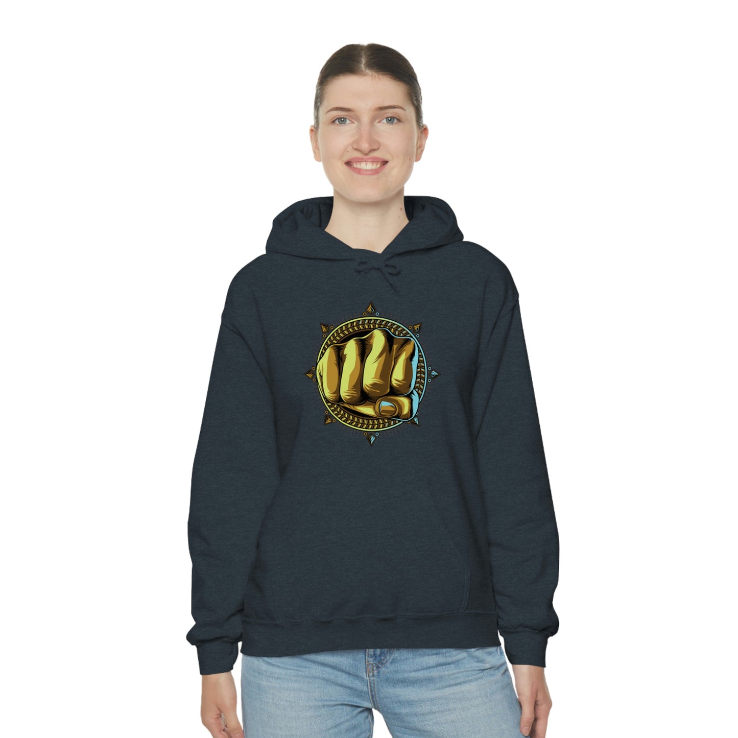 Golden Fist Unisex Heavy Blend™ Hooded Sweatshirt