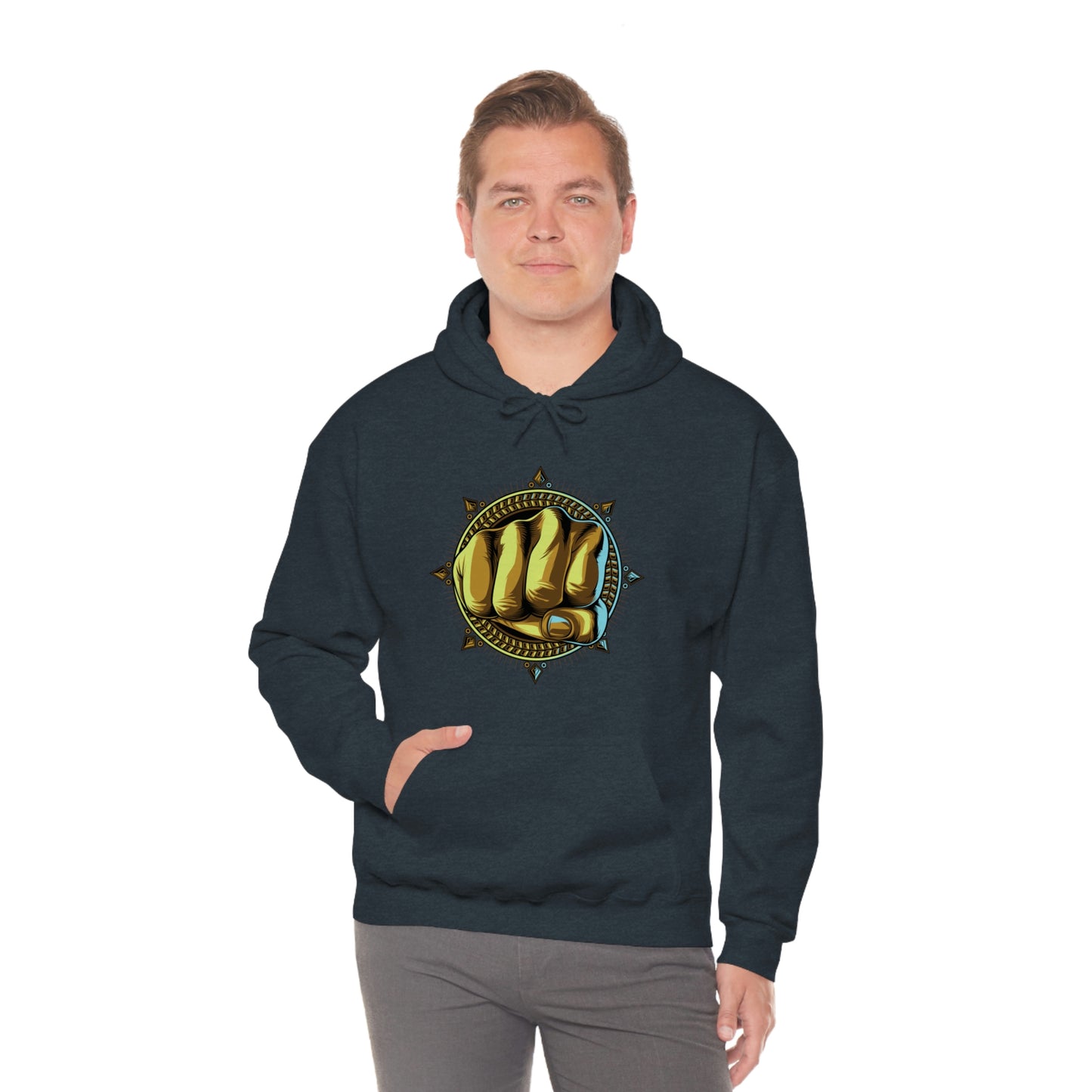 Golden Fist Unisex Heavy Blend™ Hooded Sweatshirt