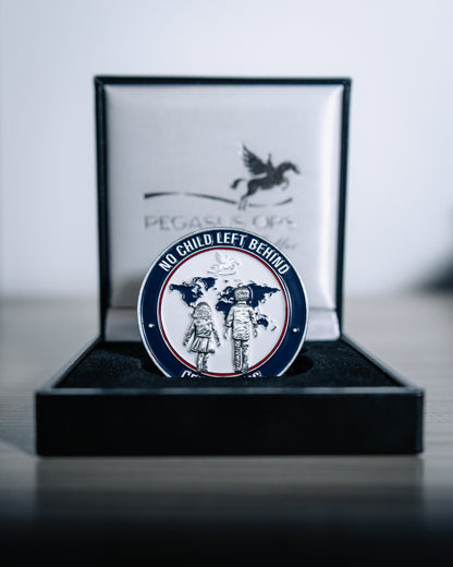 "No Child Left Behind" Challenge Coin (Without Presentation Box)