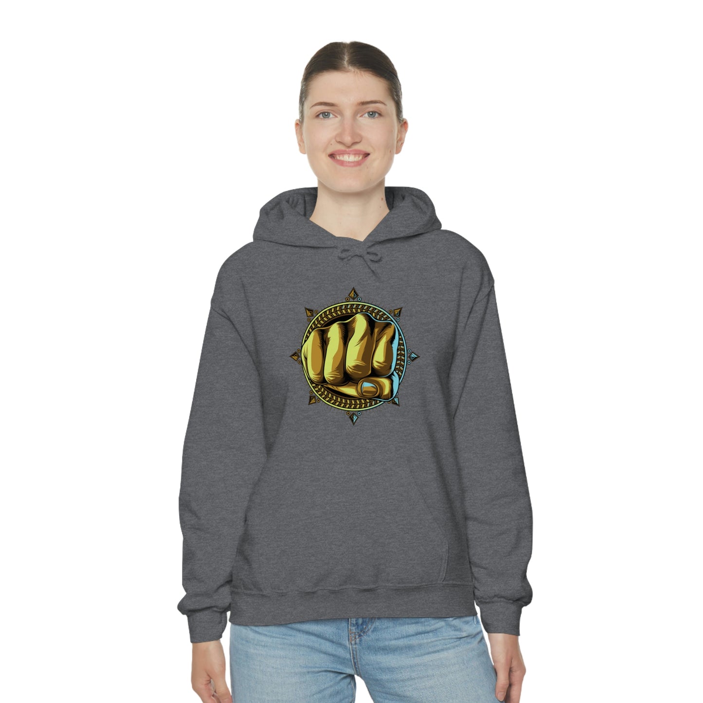 Golden Fist Unisex Heavy Blend™ Hooded Sweatshirt